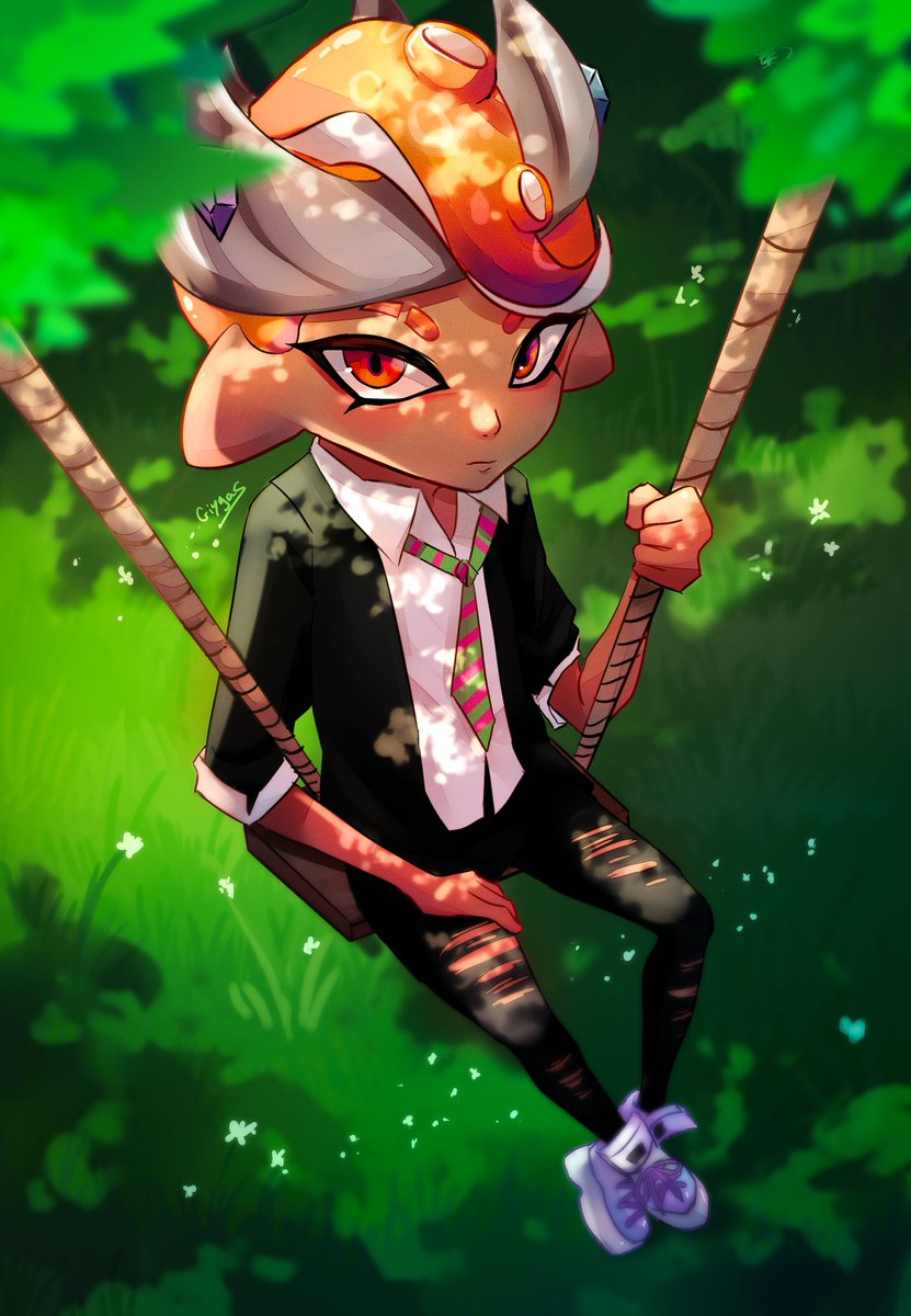 GiygasW's tweet photo. Drew my friend's octoling! (Shishi pour les copains)

#splatoon #splatoon3 #splatoonfanart #splatoonart #inkling #octoling #octolingoc #splatoonoc https://t.co/sZaAORajLb