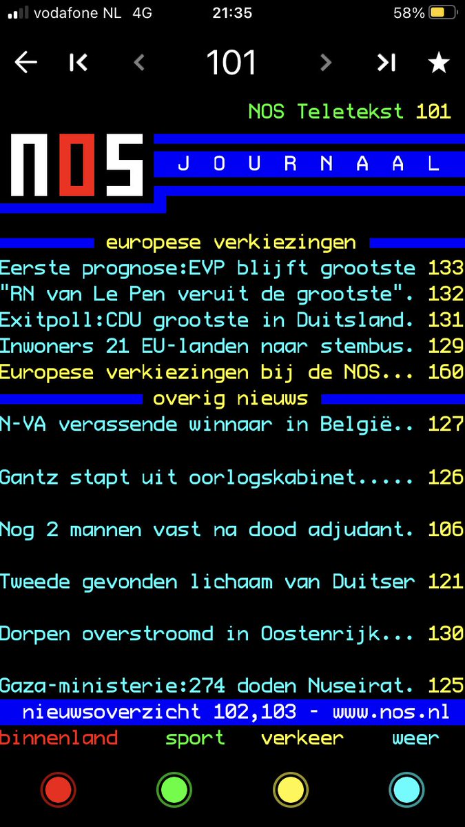 Teletekst steekt een Belgische politieke partij in de hens