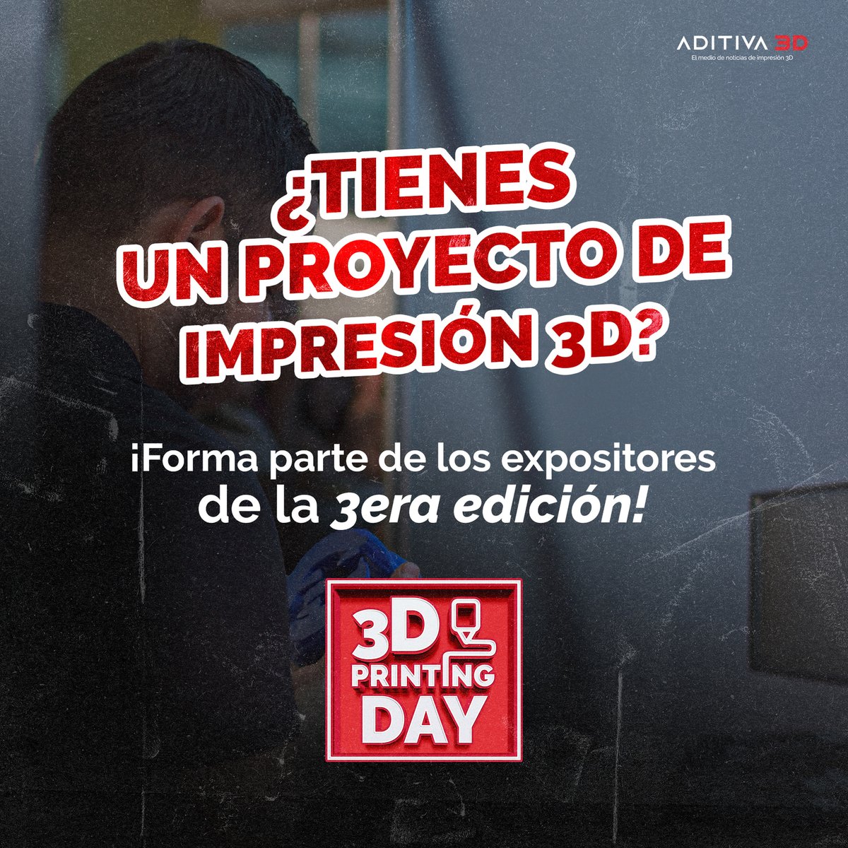 ¿Ya estás listo para el 3D printing day?😮✨

Recuerda que si tienes un proyecto de impresión 3D puedes formar de los expositores de este gran evento 🤩

#3dprintingday #3dprint #aditiva3d #impresion3d