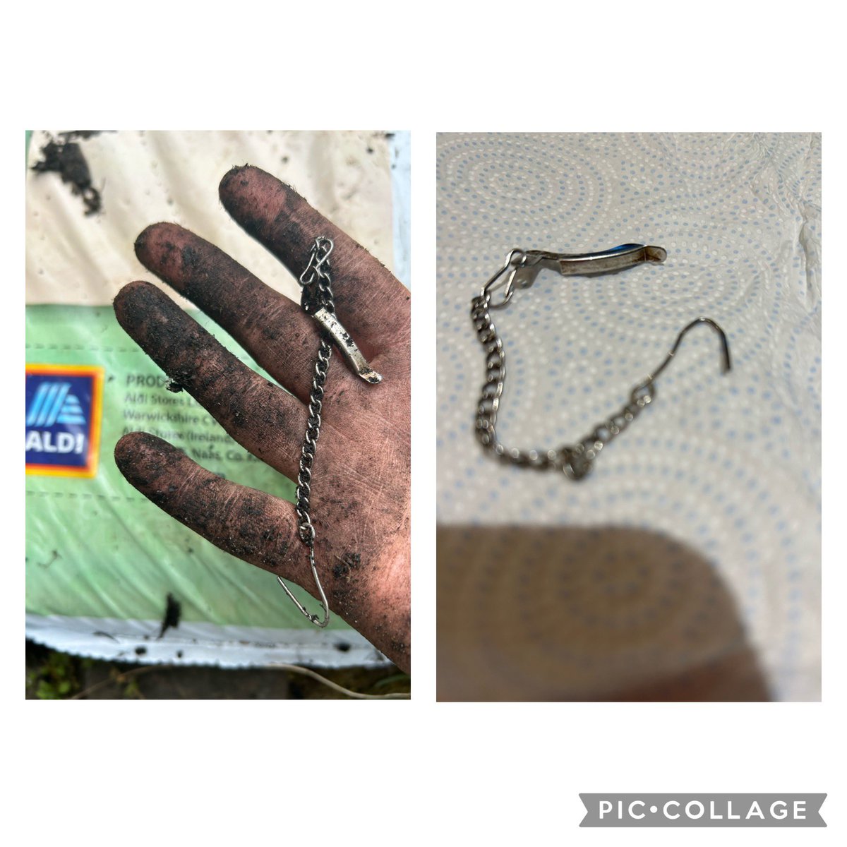 Hey <a href="/AldiUK/">Aldi Stores UK</a>  I’ve found this in the compost. Has someone lost it ?