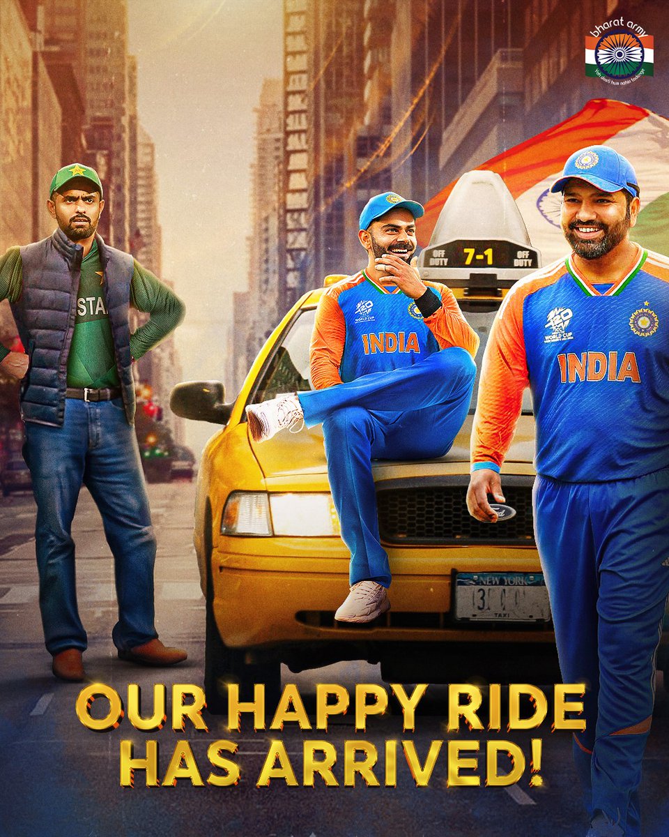 thebharatarmy's tweet photo. 🇮🇳🔥 𝐖𝐄 𝐂𝐀𝐍 𝐃𝐎 𝐓𝐇𝐈𝐒 𝐀𝐋𝐋 𝐃𝐀𝐘! India clinched a thriller against Pakistan and moved to the top of the table.

📷 Getty • #INDvPAK #INDvsPAK #T20WorldCup #BallaChalegaCupAaega #TeamIndia #BharatArmy #COTI🇮🇳 https://t.co/2ldrJ3BvN2