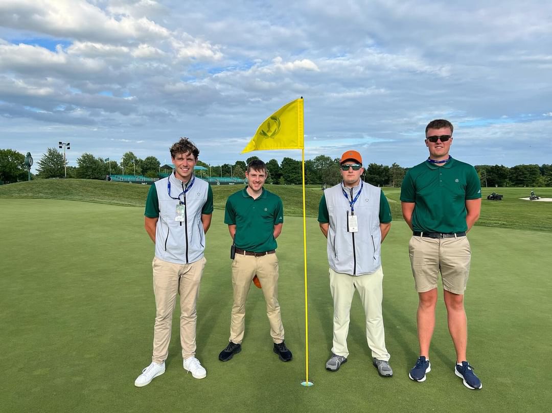 JakeMiller02's tweet photo. I’m thankful to have had the opportunity to spend the last week with @chadmark614 and his staff at Muirfield Village for the @MemorialGolf. The operation and golf course was outstanding! It was a great week of work, as well as, networking with other industry professionals. https://t.co/8G8uF8xLLx