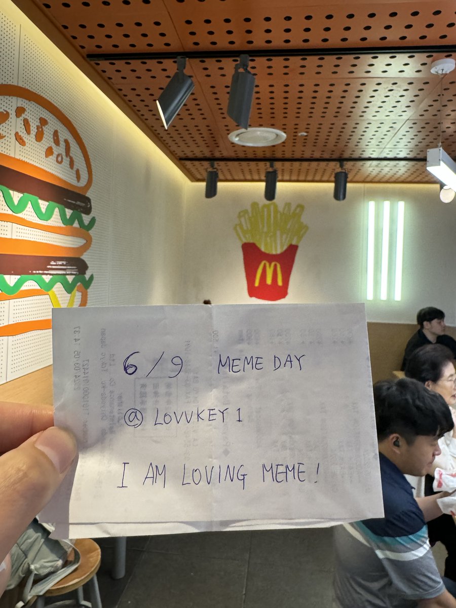 lovvkey1's tweet photo. I'm joining my @Memeland fam to celebrate 6/9 the #MemeDay at @McDonalds!

I’m Lovin’ MEME! ❤️‍🔥 https://t.co/DMp4KTMvQh