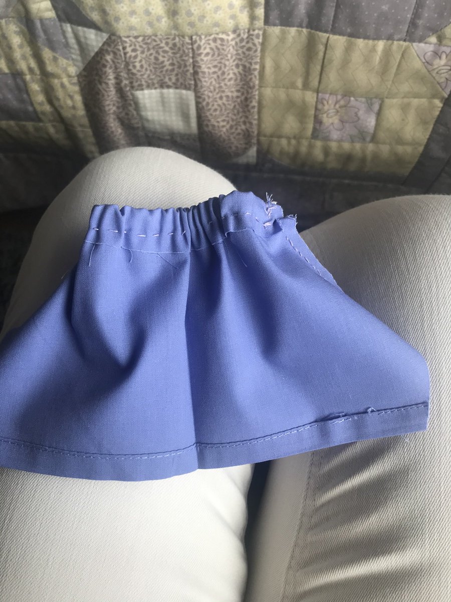 FredTedOlga's tweet image. Eleven #ShortsTutorial now you need to pull your elastic through a bit and keep sewing in the same place to finish it offa d anchor it before cutting it off. Almost there. As you can see - it doesn’t have to be neat.