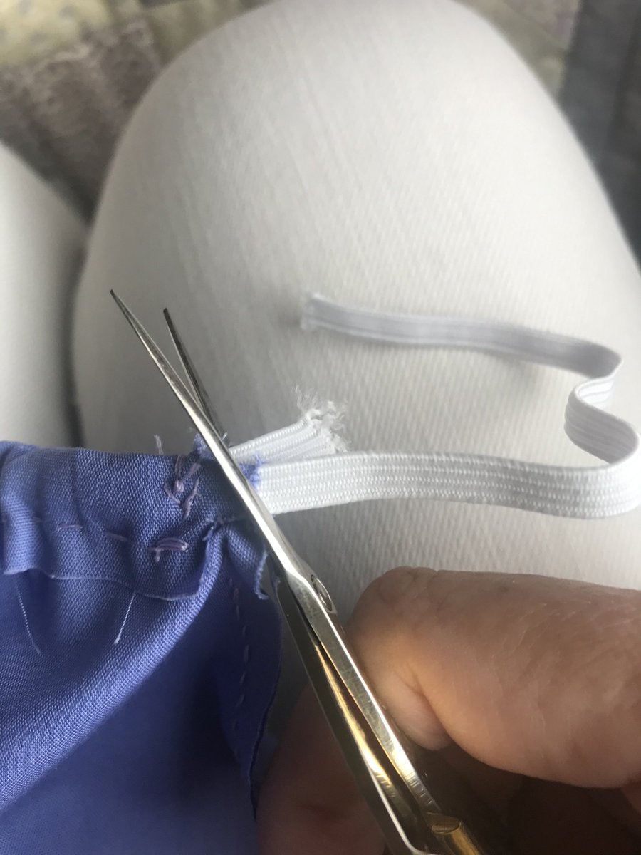 FredTedOlga's tweet image. Eleven #ShortsTutorial now you need to pull your elastic through a bit and keep sewing in the same place to finish it offa d anchor it before cutting it off. Almost there. As you can see - it doesn’t have to be neat.