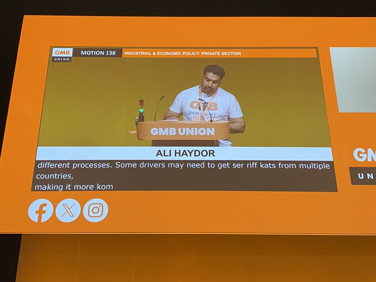 #GMB24 hearing from Ali Haydor, moving motion 138- well done. 👏🏾