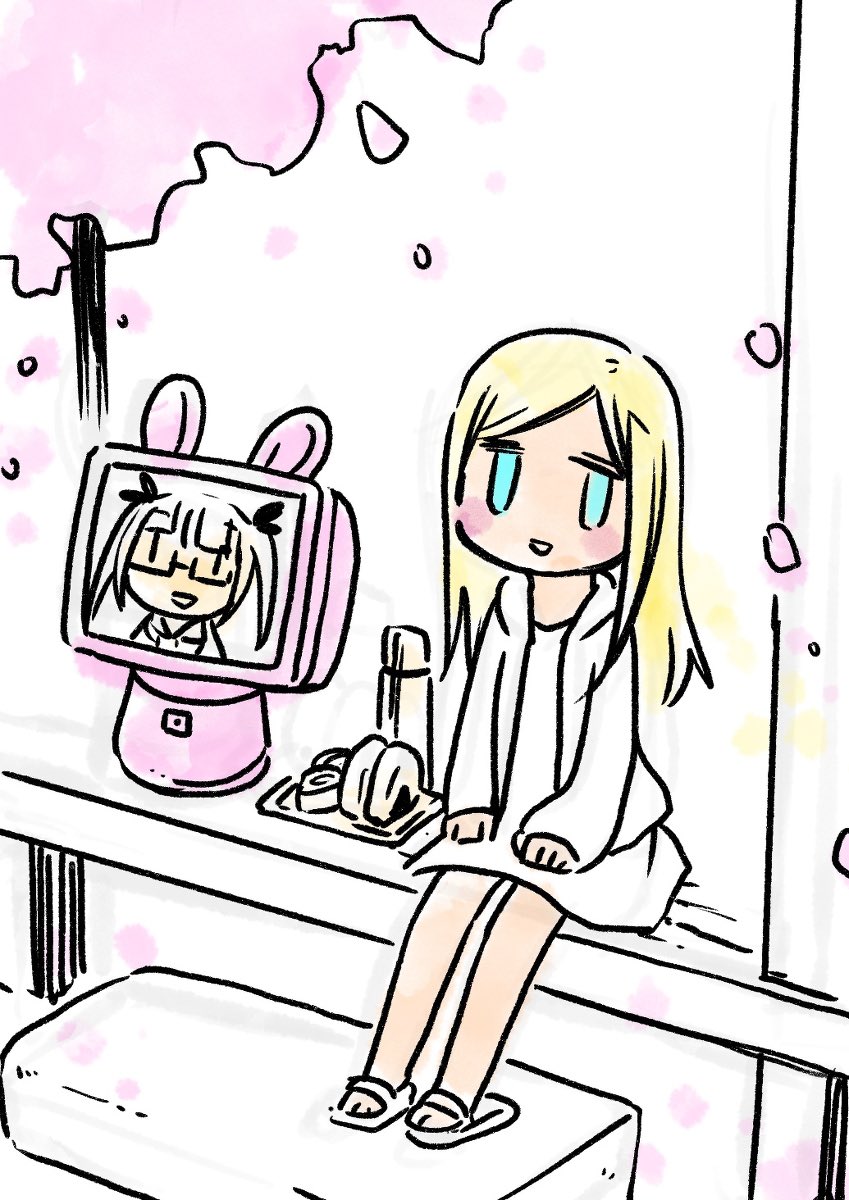 晶葉ちゃん絵再掲🤖🍨🧪
ロボフレンズとアイ・ジーニアス、大好き…
お誕生日おめでとう晶葉ちゃん!
 #池袋晶葉生誕祭2024 