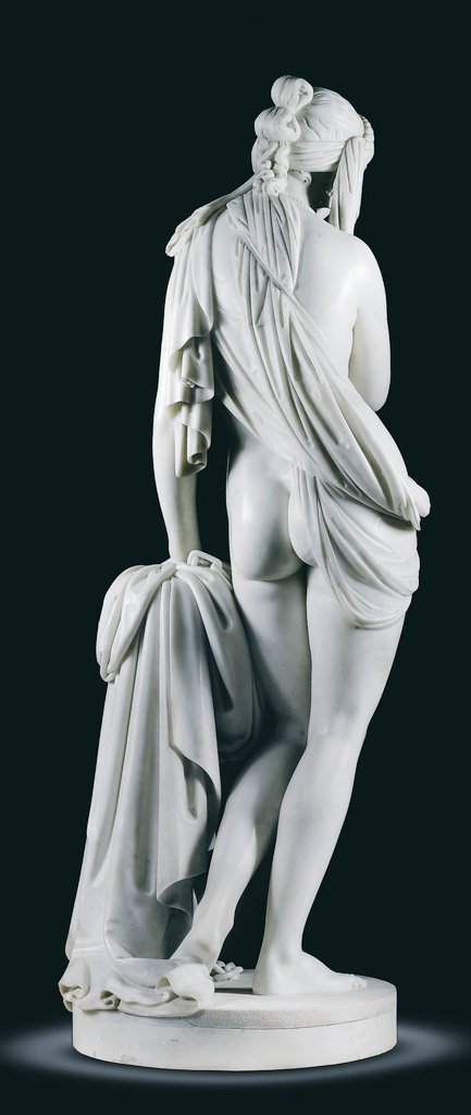 _rjardon's tweet photo. "The greek slave" (back view) by S. #Tadolini (1822-1892) #marble #fineart https://t.co/oUbVCQAozi