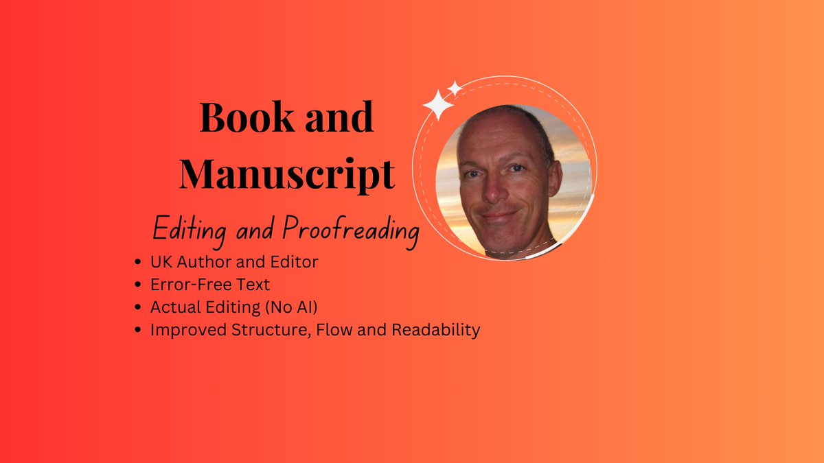 proof_uk's tweet image. New service availability - NOW available on UPWORK - Book editing and proofreading at affordable rates - Check it out at upwork.com/services/produ…
or visit my website at proofwriteuk.com
#bookeditor #bookproofreading #proofreadingservice #proofreading  #editingservices