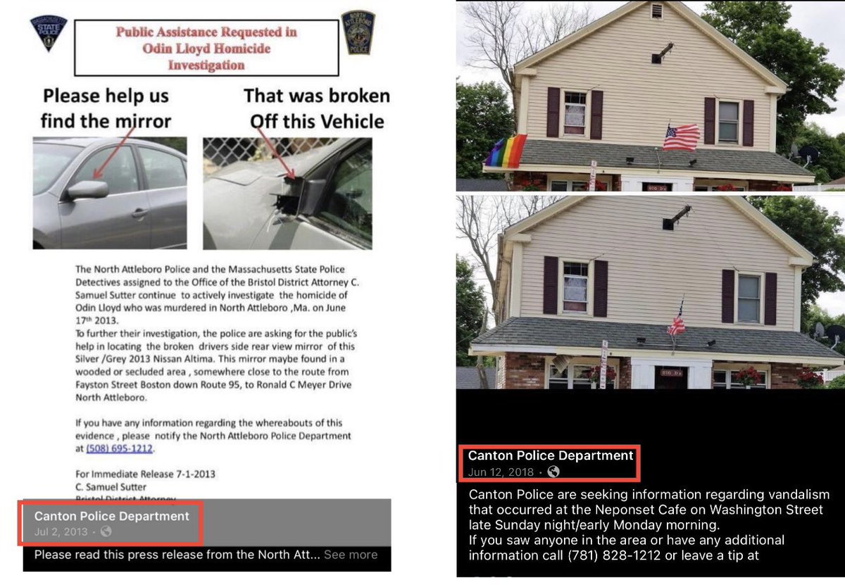RoJoe1968's tweet photo. Wow! So it turns out that #Canton PD actually CAN take clear photos of car damage in its sally port, use evidence markers & crime scene tape, use proper evidence bags, and appeal to the public for information regarding crimes
So why not for Officer John O’Keefe?
#KarenReadTrial https://t.co/0AjzpwJtGa