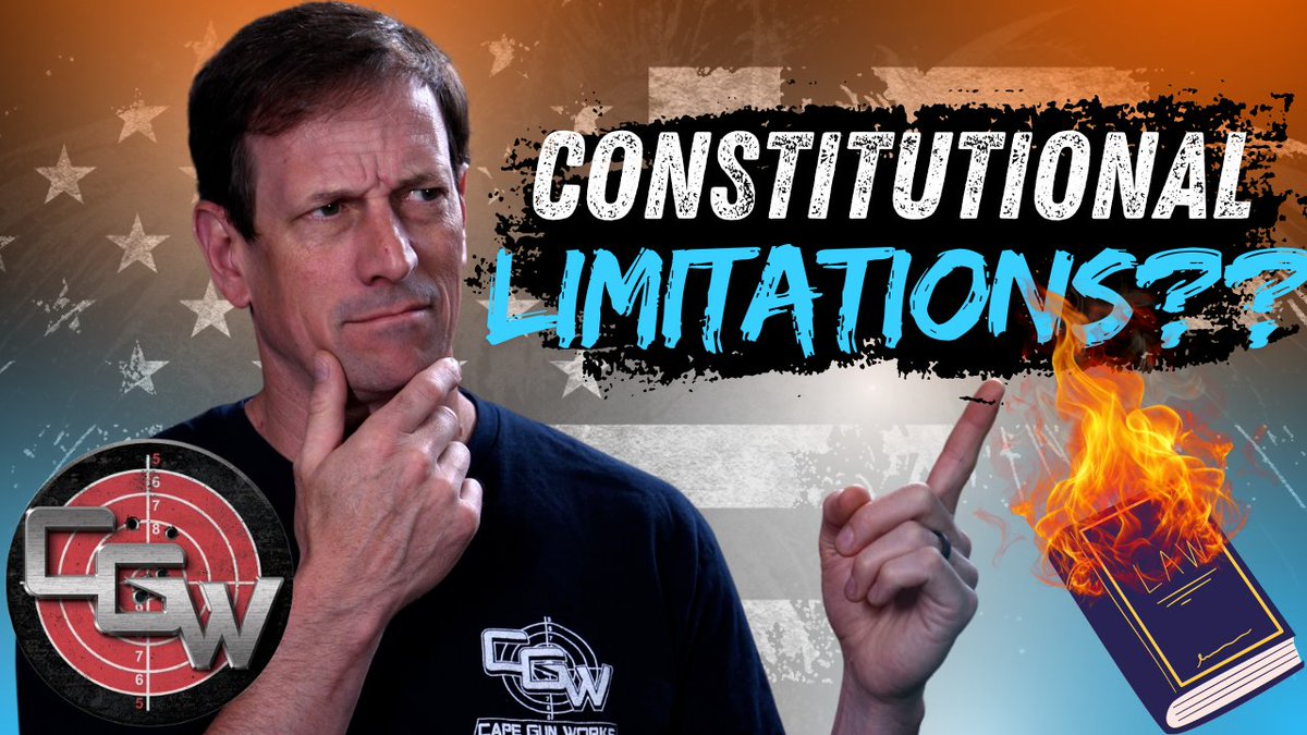 capegunworks's tweet photo. Does the Constitution limit Congressional Authority?
This is one of Toby's longer videos but it's worth watching and sharing with those who aren't gun owners.
https://t.co/eLm3sbuBPT via @YouTube
#secondamendment #2a #supportthesecond #congress #ConstitutionalRepublic @RepDavidLinsky @mikeday4rep @RonMariano @cindycreem @JulianCyr @SenBruceTarr @SenJoanLovely @Vote4gonzalez