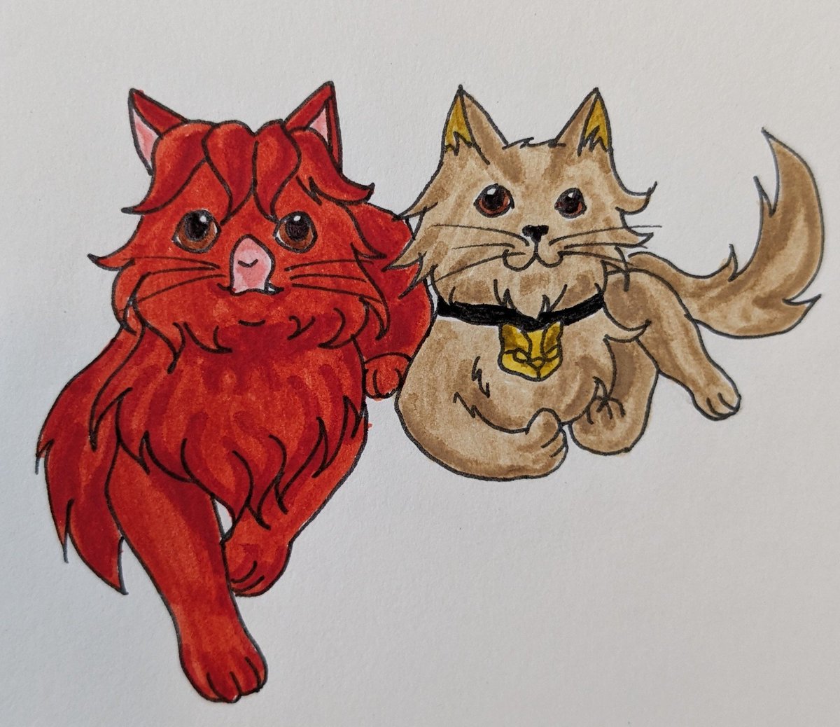 Kalico_Katt's tweet photo. Over a week since DoKisa (テュオキサ) cats came into existence. Time to recreate cute pics of my cats! https://t.co/siym7bFBfZ