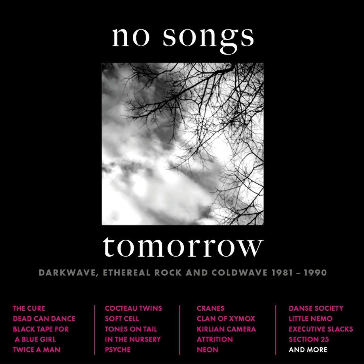 dig_old's tweet photo. Playing this:
No Songs Tomorrow: Darkwave, Ethereal Rock And Coldwave 1981 – 1990

Featuring this:
Black Tape For A Blue Girl - Within These Walls
https://t.co/AJsLxeS0Pf https://t.co/25xoB7TIPF