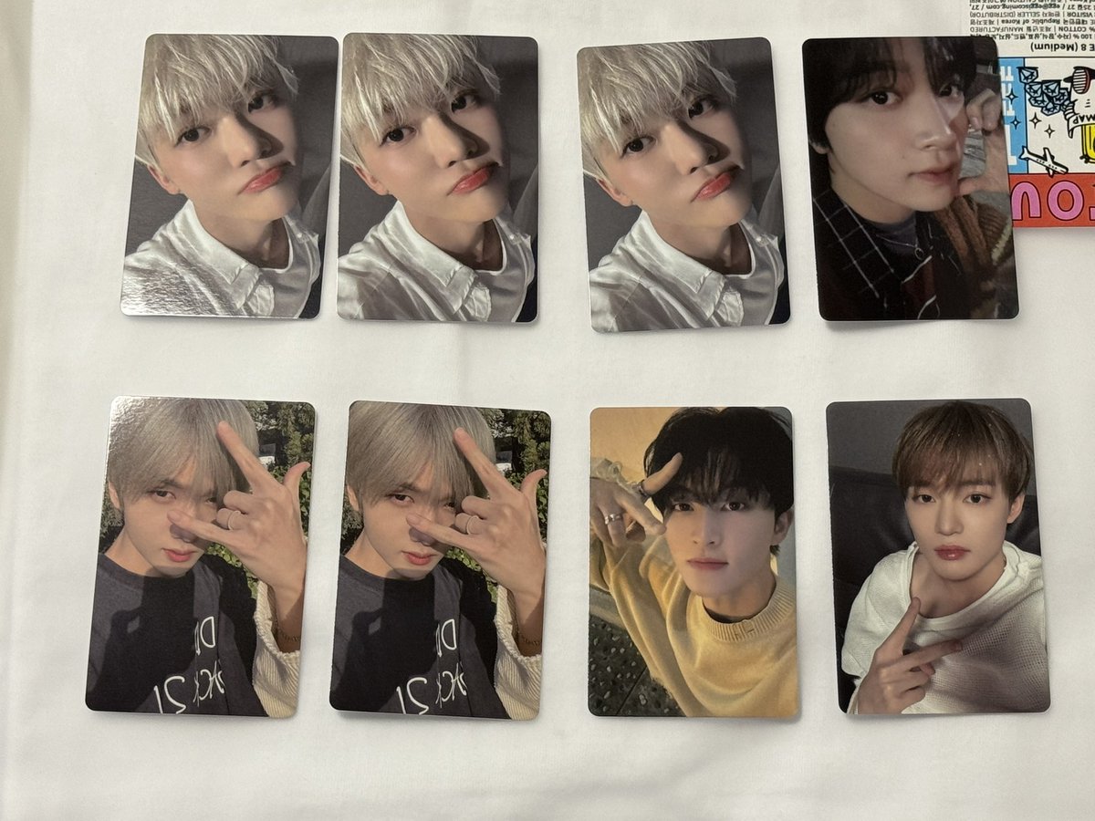 suu_ol's tweet photo. nct dream Moonlight トレカ 交換 タワレコ ラキドロ 

譲：画像参照(マーク、ロンジュン、ヘチャン、ジェミン、チソン、チョンロ)

求：画像4枚目🩷スタンプのもの優先

郵送での交換希望
同種、異種問いません　n:1可能
ジェミン以外での交換も検討しますのでお気軽にお声掛けください！ https://t.co/9UW8pOhwFl