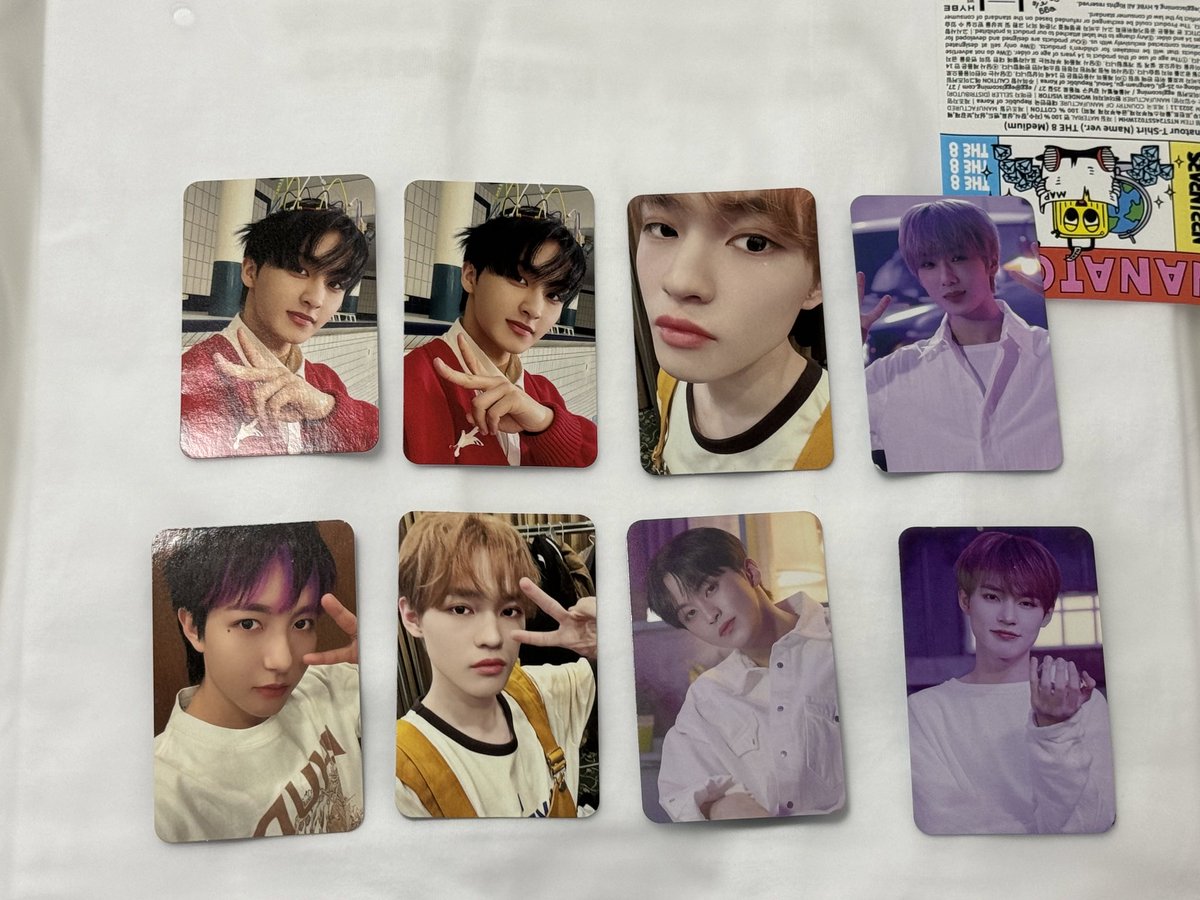suu_ol's tweet photo. nct dream Moonlight トレカ 交換 タワレコ ラキドロ 

譲：画像参照(マーク、ロンジュン、ヘチャン、ジェミン、チソン、チョンロ)

求：画像4枚目🩷スタンプのもの優先

郵送での交換希望
同種、異種問いません　n:1可能
ジェミン以外での交換も検討しますのでお気軽にお声掛けください！ https://t.co/9UW8pOhwFl