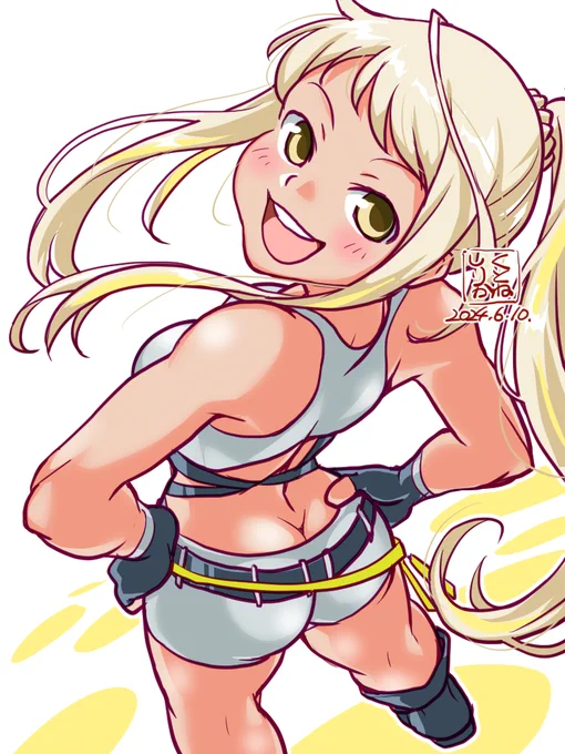 金髪ってことで久々にポルプリのリリアさん。ちょっと意識して描きかたを変えてみたテスト 