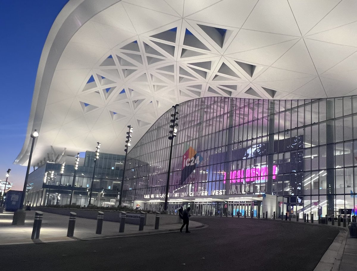 Leaving the exhibit hall after first day of set up.  Just from first glance as the booths are going up, the west hall is going to look stunning.  Can’t wait for Wednesday for show open! #ic24  <a href="/PeerlessAV/">Peerless-AV</a>