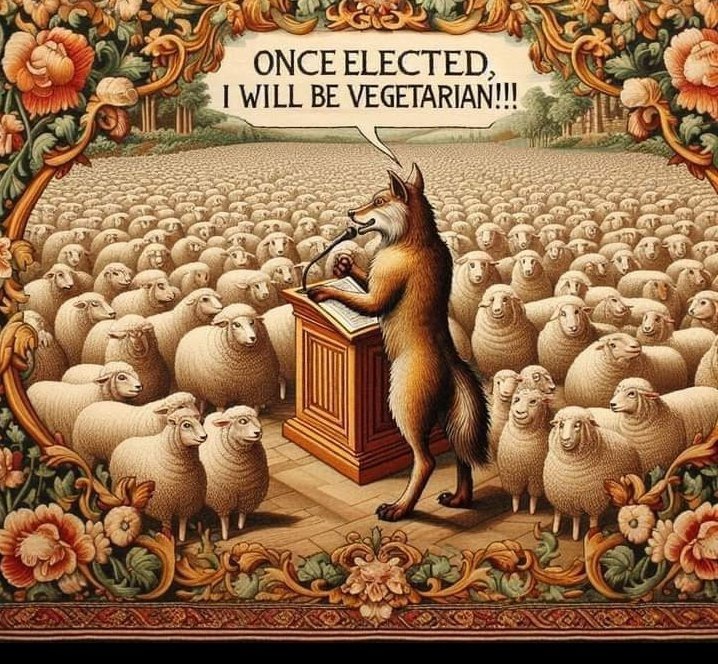 When you want to deceive people you can say what you want