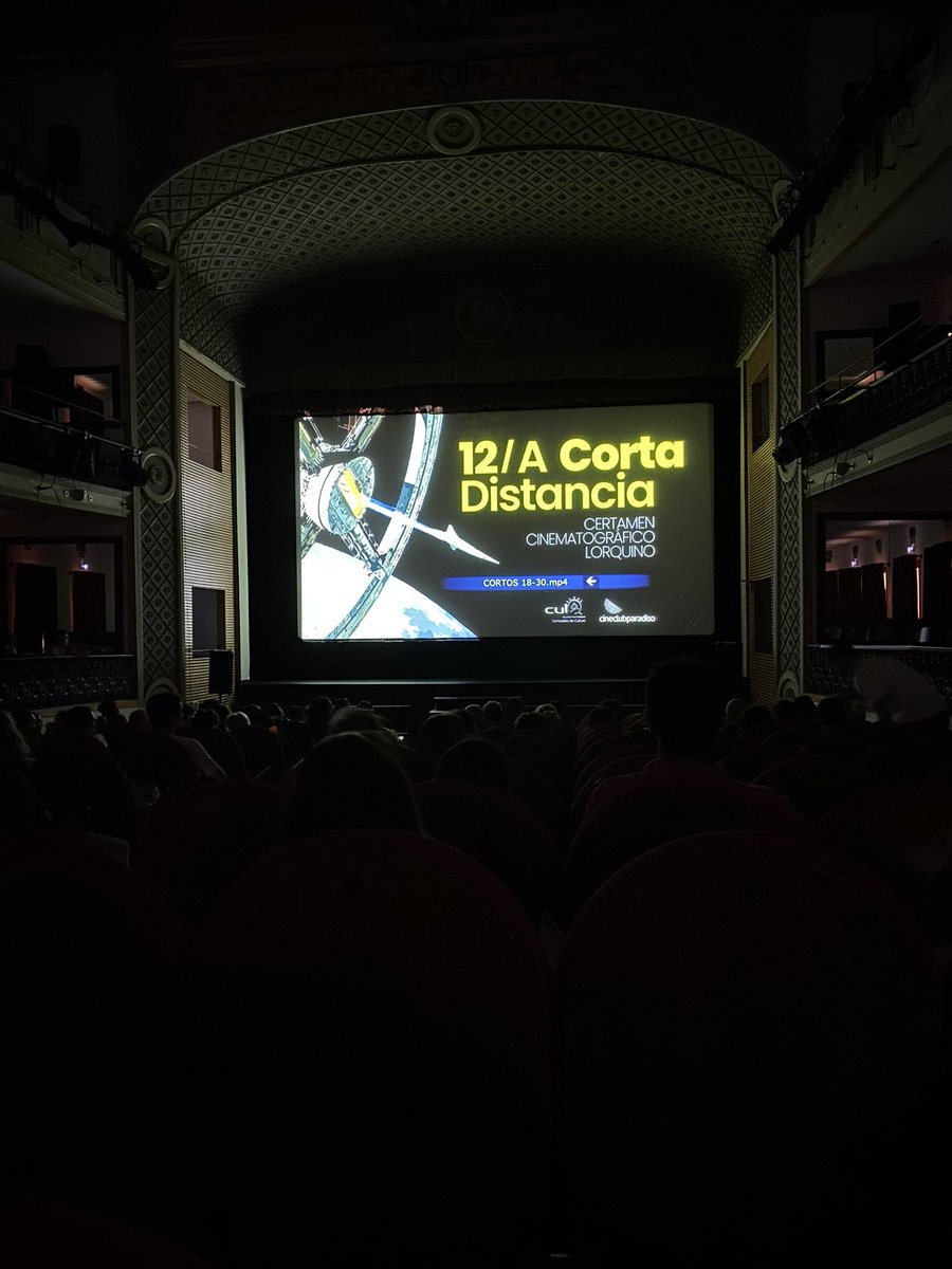 CinecParadiso's tweet image. Un año más el cine lorquino vuelve a brillar y mostrar todo su talento en el certamen cinematográfico A CORTA DISTANCIA 2024, cumpliendo su edición número 12. Enhorabuena a todos los participantes y al numeroso público asistente. #LORCA ES UNA CIUDAD DE #CINE