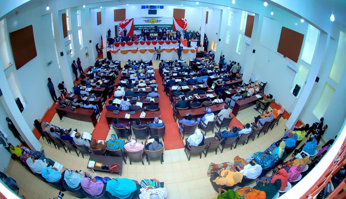 SLNTV's tweet photo. Annual Constitutional Address

Ladies and Gentlemen,

After a prolonged struggle ignited by grievances from the unified government's appointment in 1960, countless lives and vast resources have been sacrificed. This arduous journey has traversed various phases.
Thousands of Somaliland citizens perished, cities lay in ruins, and wealth was decimated. The war concluded in 1991 when Somaliland reclaimed its sovereignty.
Over the 33 years since regaining independence, Somaliland has undergone numerous phases, each marked by its own trials and triumphs. Significant achievements include fostering peace, establishing governance structures, and garnering international recognition, despite remaining unrecognized by much of the world.

Five presidents have assumed office through peaceful transitions. Additionally, three presidents, two Houses of Representatives, and three local councils have been elected through a system of one person, one vote—a rarity among many developing countries in Africa.

Somaliland has taken on this formidable task despite facing reluctance from the international community to grant it legal and political recognition. Furthermore, certain African governments and proponents of democracy have yet to acknowledge our nation. Nevertheless, I am confident that recognition will come in due time.

This underscores the hypocrisy evident in the policies of certain states—a criticism particularly poignant for those who champion democracy.

https://t.co/Oj5Lj5zpf5…