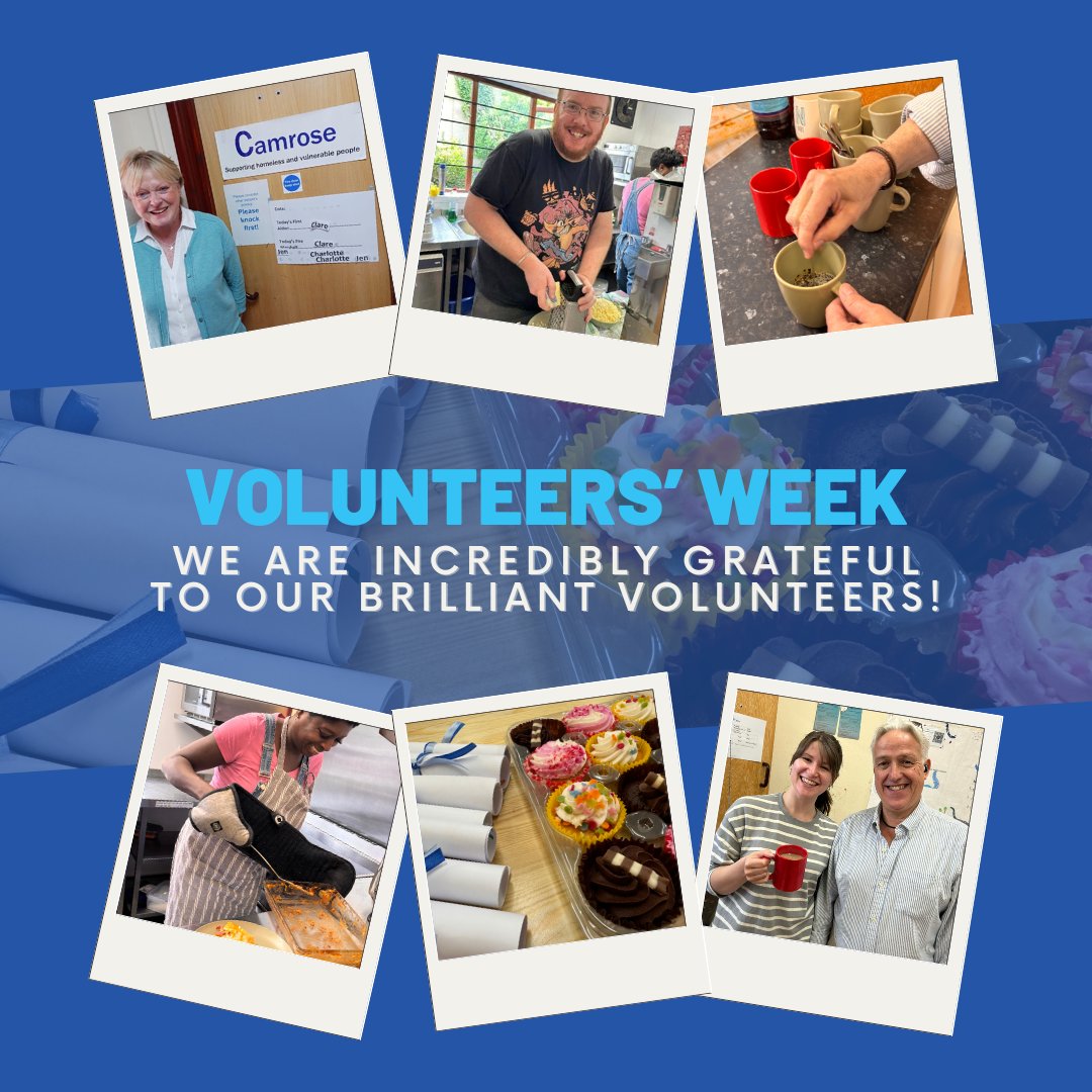 We would like to say a MASSIVE thank you to all of the amazing volunteers at the Camrose Centre who make our work possible.