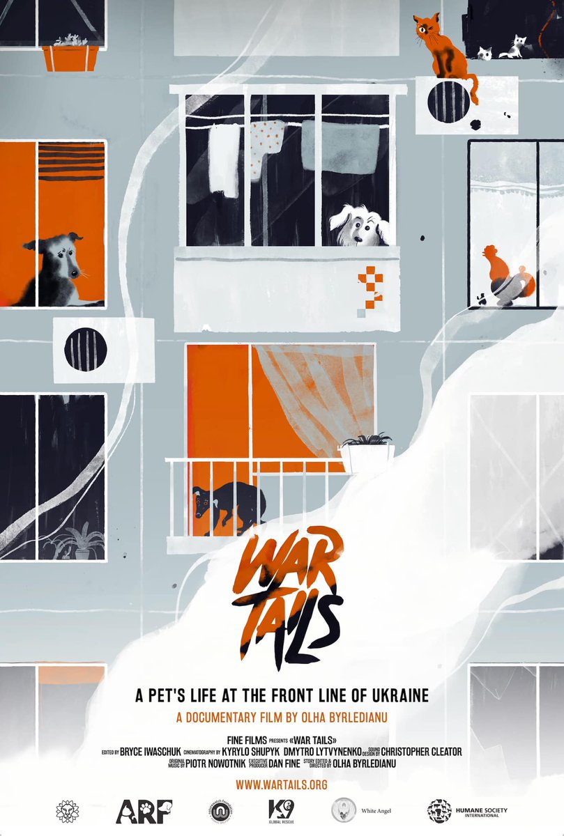 The <a href="/WarTailsDoc/">War Tails</a> soundtrack album is now available on Spotify, iTunes, YTMusic etc. Purchases on Bandcamp will directly support Krystina's shelter in Odesa. wartails.bandcamp.com
👏
👍
😊