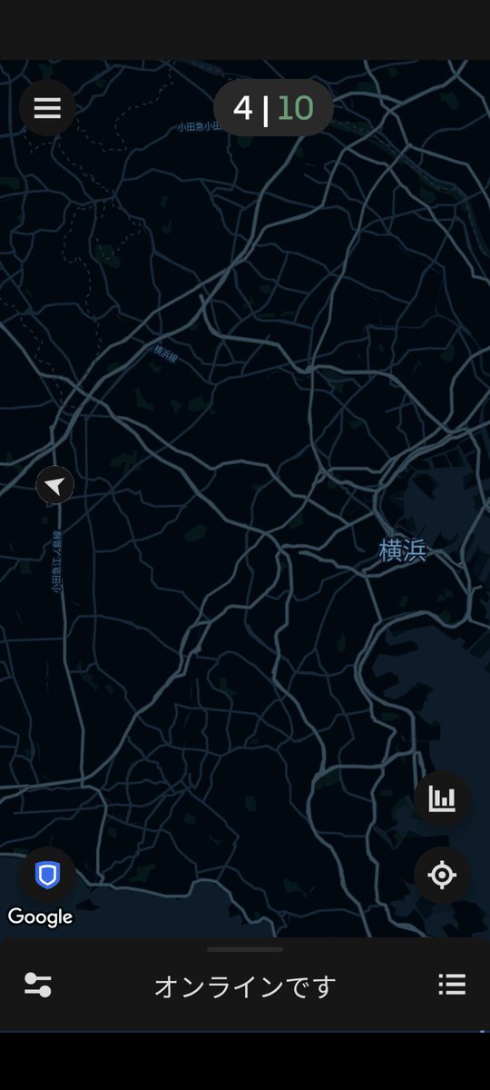 TPKAZUYA07's tweet photo. シミが全く出てないのですが、自分だけでしょうか？
現在地は大和なので横浜エリアのシミが出るのですが https://t.co/CDzwaIoxsU
