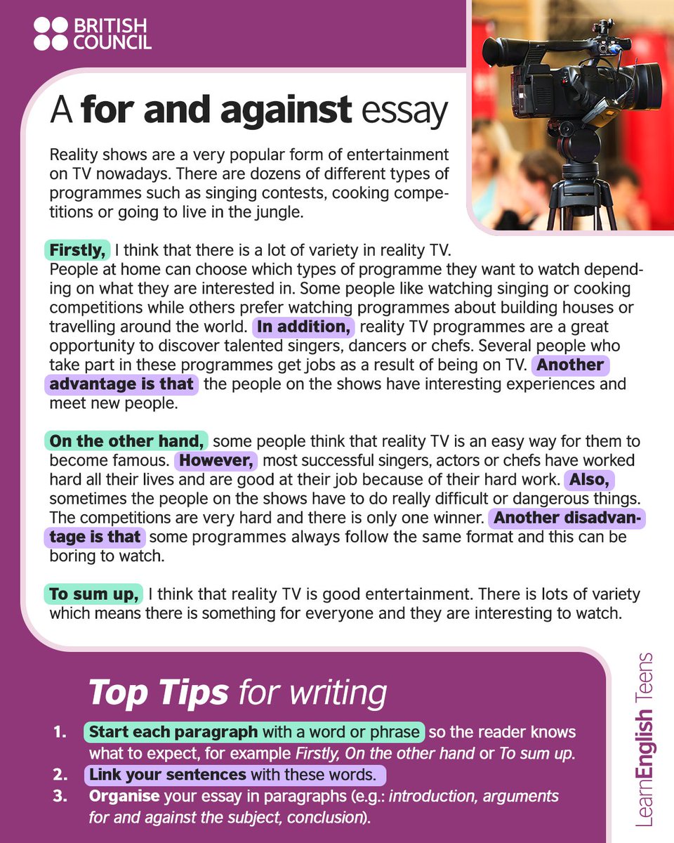Practise your writing skills with our great free resources! Learn how to write everything from text messages to full-length essays at every level from Beginner to Advanced! Find them all here: bit.ly/LearnEnglishWr…
#writing #learnenglish #essays