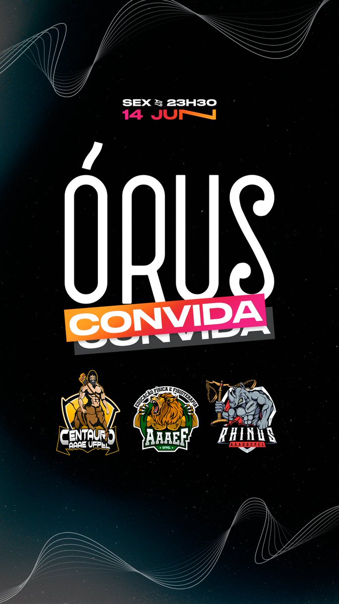 aaaefufpel's tweet photo. Órus 🤝 AAAEF 

• chame nossos diretores e garante teu ingresso pra melhor sexta de Pelotas https://t.co/E6KAuwSlrw