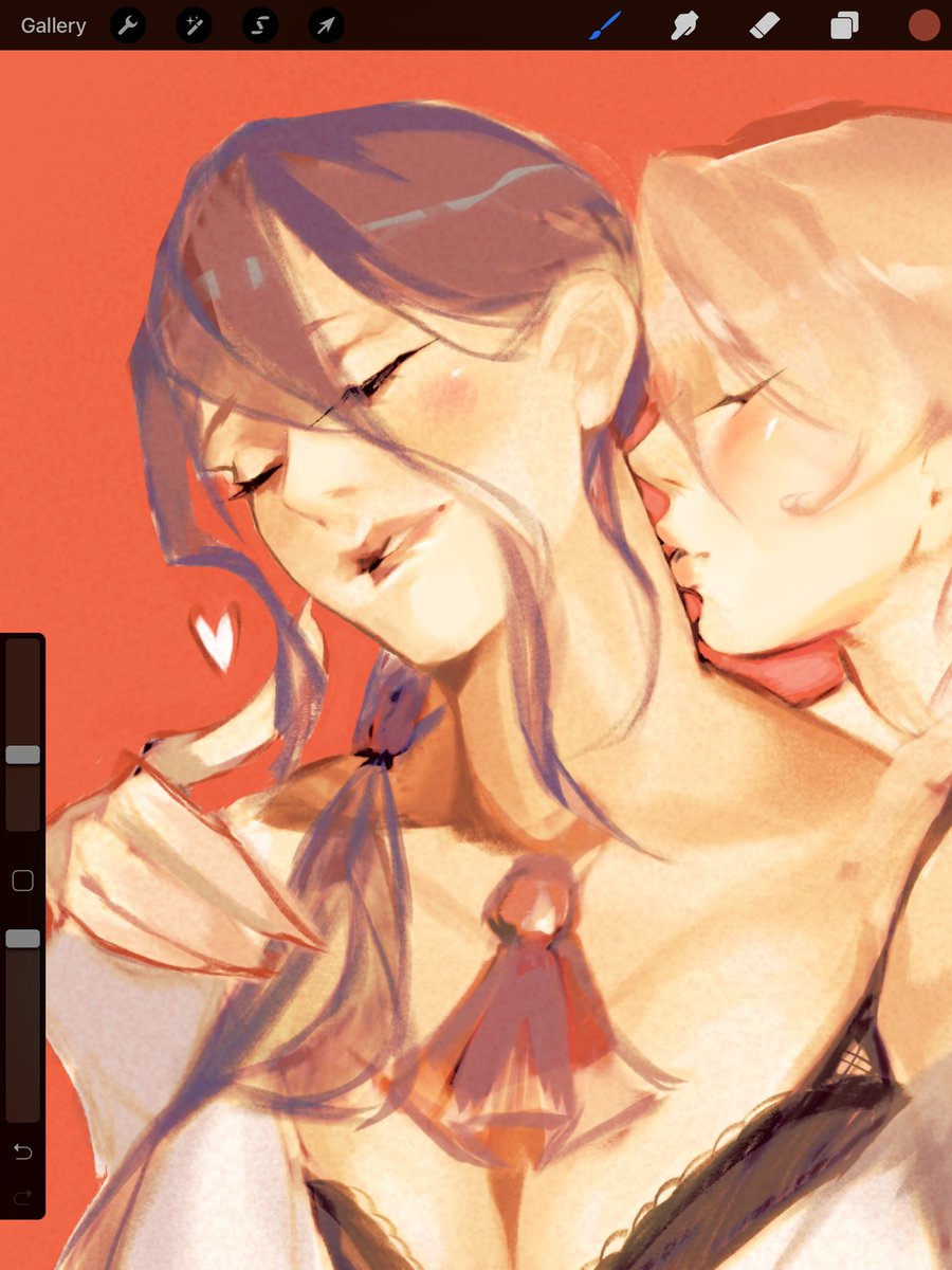 sleepingdevil7's tweet photo. #clorivia wip https://t.co/ZM84qEQURT