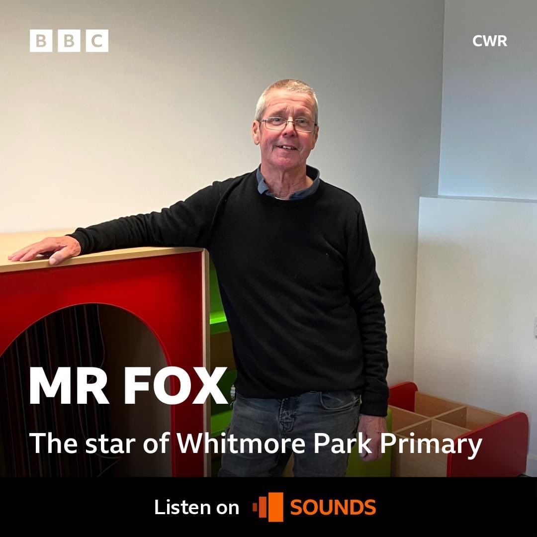 whitmore_park's tweet photo. 📻⭐️ Radio Star Mr Fox 📻⭐️

The rock of our school, our very own Mr Fox is a radio star. Hear how Mr Fox has transformed our 🎵 music room into our new library 📚🛠️, on @BBCCWR #StarSchool. 

Please click the 🔗 below:

https://t.co/tlljmN8iYd

#changingrooms https://t.co/EiAtpQ1gkG