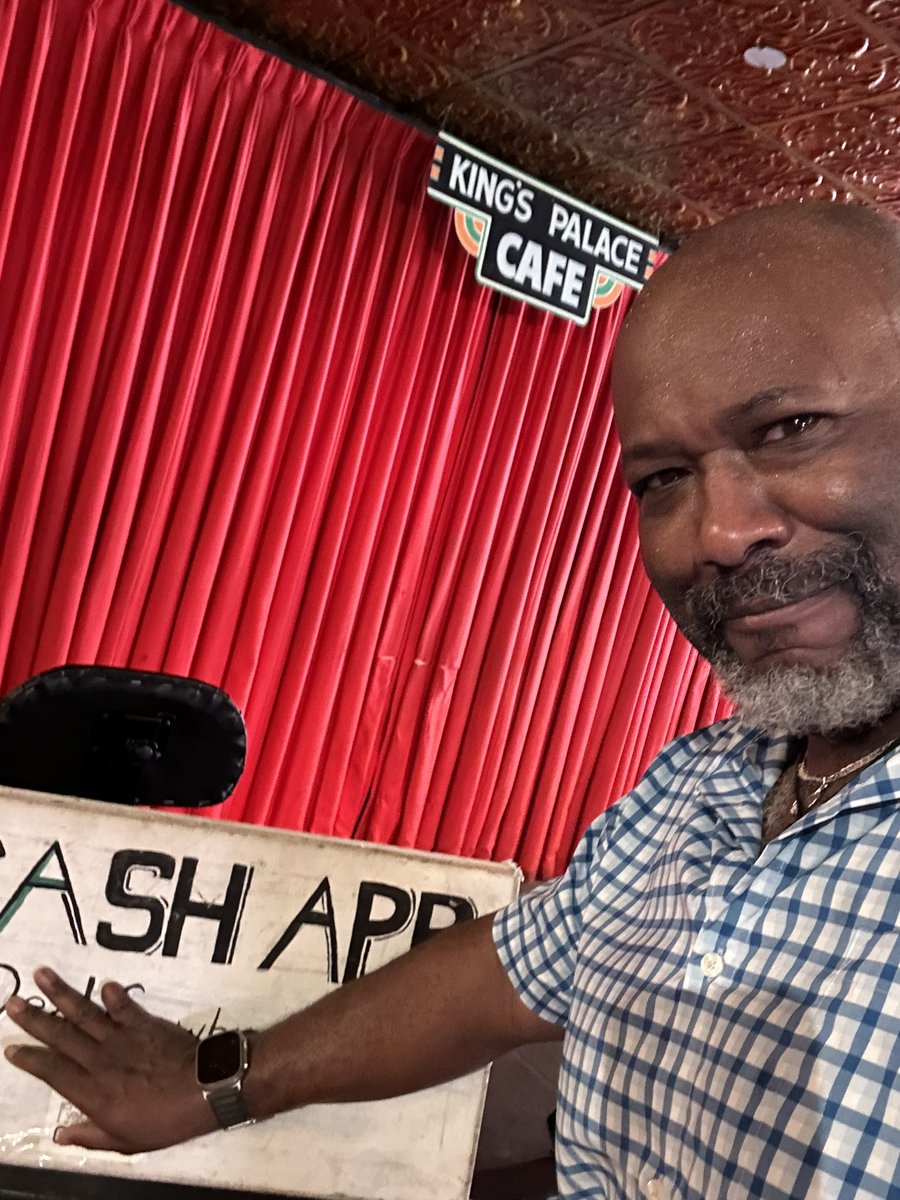 chrisgalesmusic's tweet image. Cowboy Neal think it is funny to leave his CashApp sign showing next to the stage every Sunday when I get to the Kings Palace Cafe.  It is an on going joke.  Think I might change the QR code so that it sends people to my OnlyFans page. LOL.  #bealestreet #Beale #memphismusic
