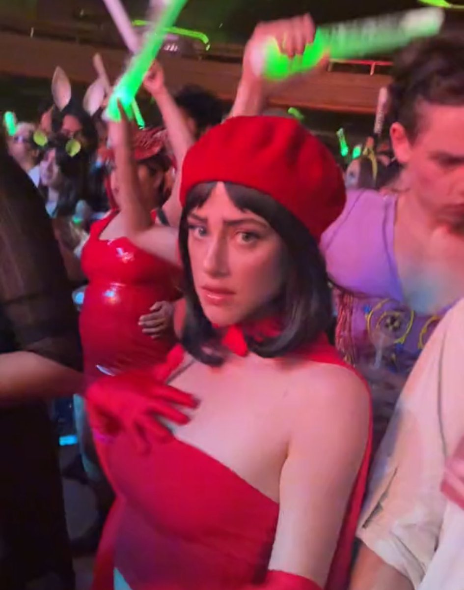Lili Reinhart as Lord Farquaad at Shrek Rave