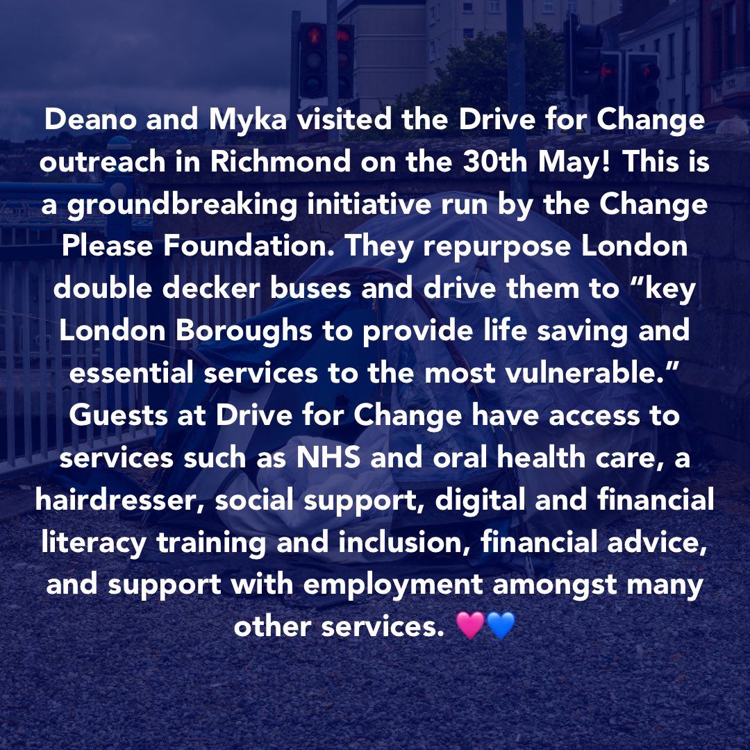 BHealthbus's tweet photo. The work done by Drive for Change is extremely #innovative, effective and inspirational, and both Deano and Myka thoroughly enjoyed learning about the charity and how they operate such a crucial #service in the heart of #London. 🩷💙
#drivingforchange #healthbus #charity #help https://t.co/UCcZ8XsfFd
