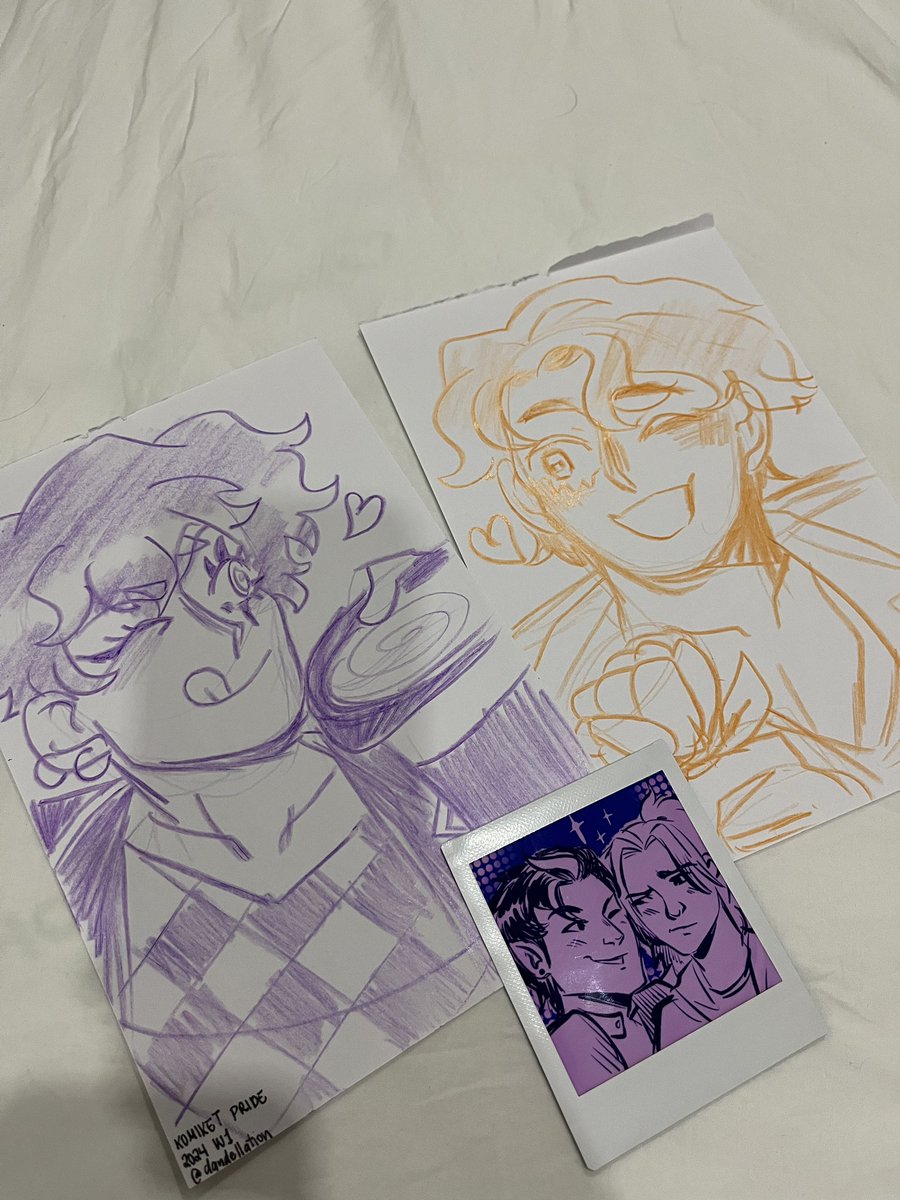 Lastly a huge special thanks to <a href="/dandellation/">dante @ PACKING ORDERS</a> and <a href="/notjessdraws/">notjessdraws @ komiket october W8</a> for drawing my precious OCs 😭😭🥺🥺🥺❤️❤️❤️

I LOVE THE EXPRESSIONS AND COLORS AND PERSONAL STYLE YOU GAVE THEM!! THEY LOOK SO GREAT AND MY WEEK HAS BEEN MADE 🥰🥰🥰