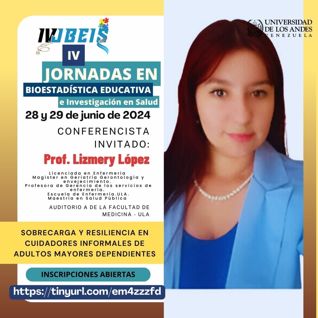 Algunos conferencistas de las IV Jornadas en Bioestadística Educativa e Investigación en Salud. 28 y 29 de junio de 2024. Facultad de #Medicina #ULA