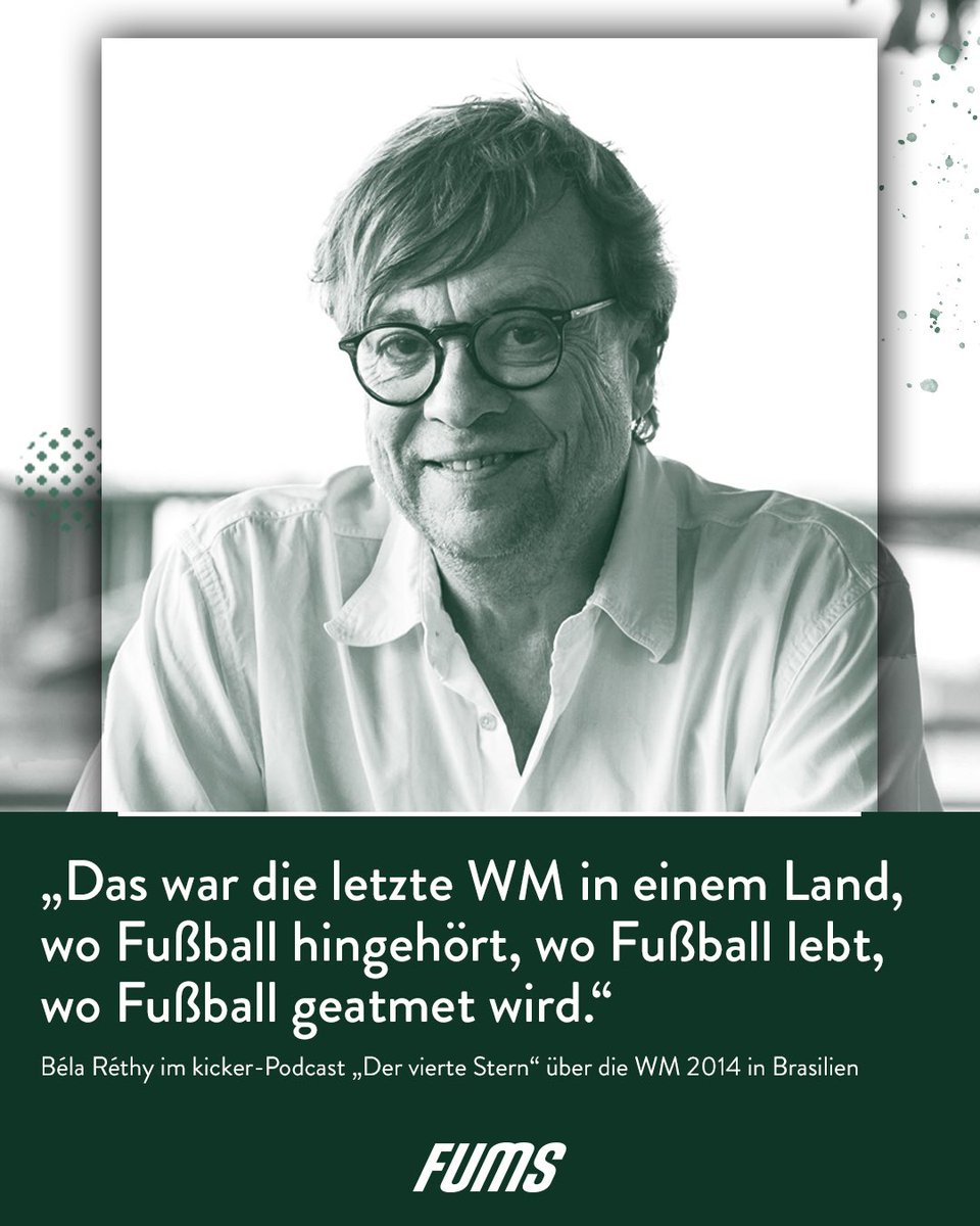 fums_magazin's tweet photo. Fußball und Brasilien passen für Béla #Rethy einfach zusammen! #EM2024
___
Atmet auch Fußball: @fums_magazin https://t.co/p3u5pmVw9J