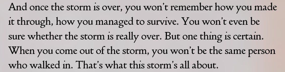 Lovandfear's tweet photo. ― H. Marukami, Kafka on the Shore https://t.co/jiEIIupyAT
