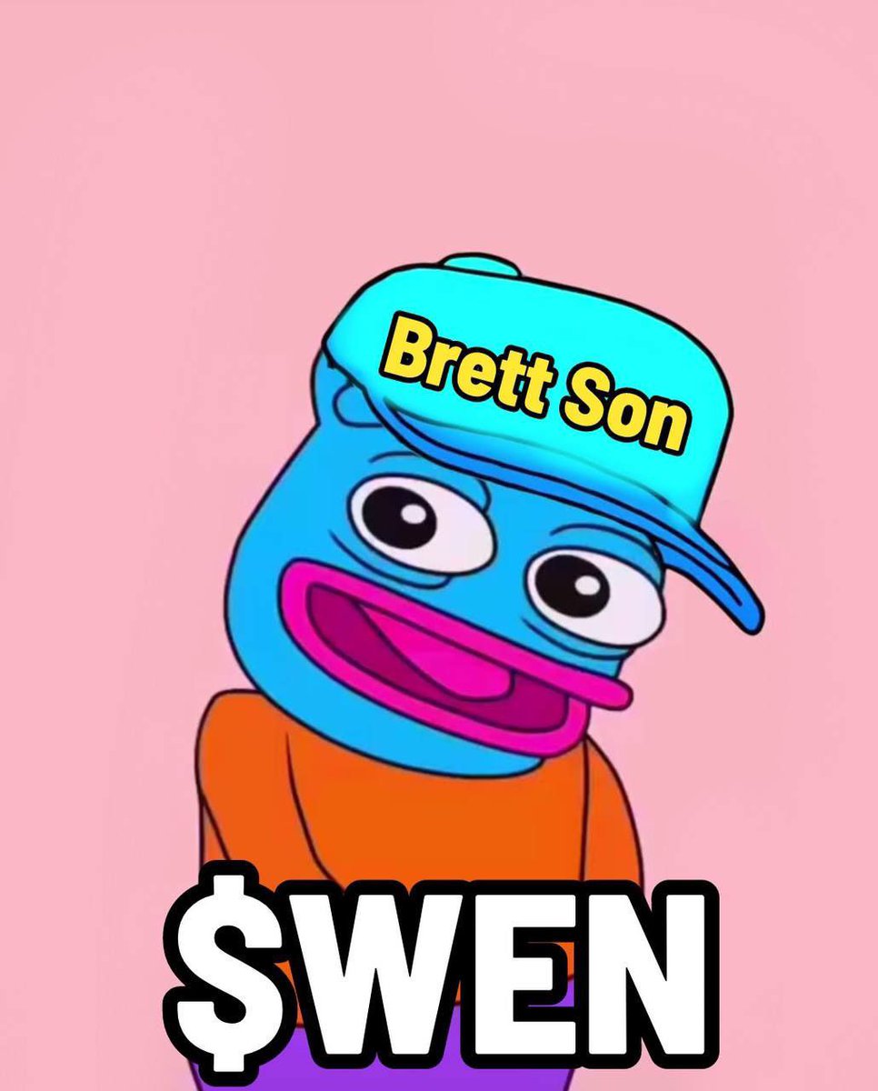 WenonbaseCto's tweet photo. $WEN IS SON OF BRETT 
LETS FLYY.💎💎💎 @BasedBrett @base 

#LFG 🔥🔥🔥 #MEME #summer #CRYPTO https://t.co/5KkYaM7kuK