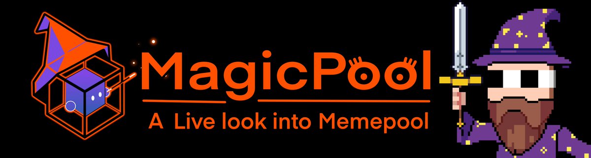 Excited to be experimenting with Magic Pool prizes for <a href="/TheWizardsOfOrd/">🧙🏽‍♂️ The Wizards of Ord ⚡️</a> and $GOB holders next week.

The idea is to incentivize our communities to learn Mempool sniping, and there's no better way to learn than by doing it.

Few teams in the space have real revenue generating