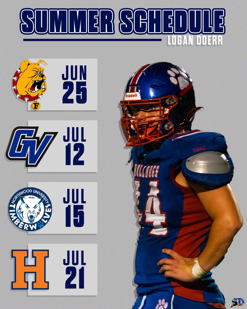 My confirmed camp dates for the summer!