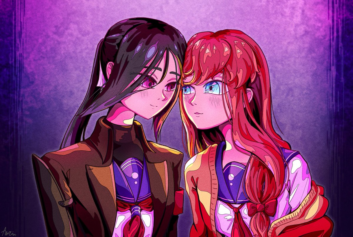 Arcsiin_'s tweet photo. 火をつける

#OC #art #digitalart #80sanime #90sanime #aesthetic #retrowave #vaporwave #synthwave #retroanime #aestheticanime #Arcsin #80年代風 #セーラー服 #女の子 #創作 #シガレットキス #煙草 #喫煙 #百合 https://t.co/aOJE0NNlEH