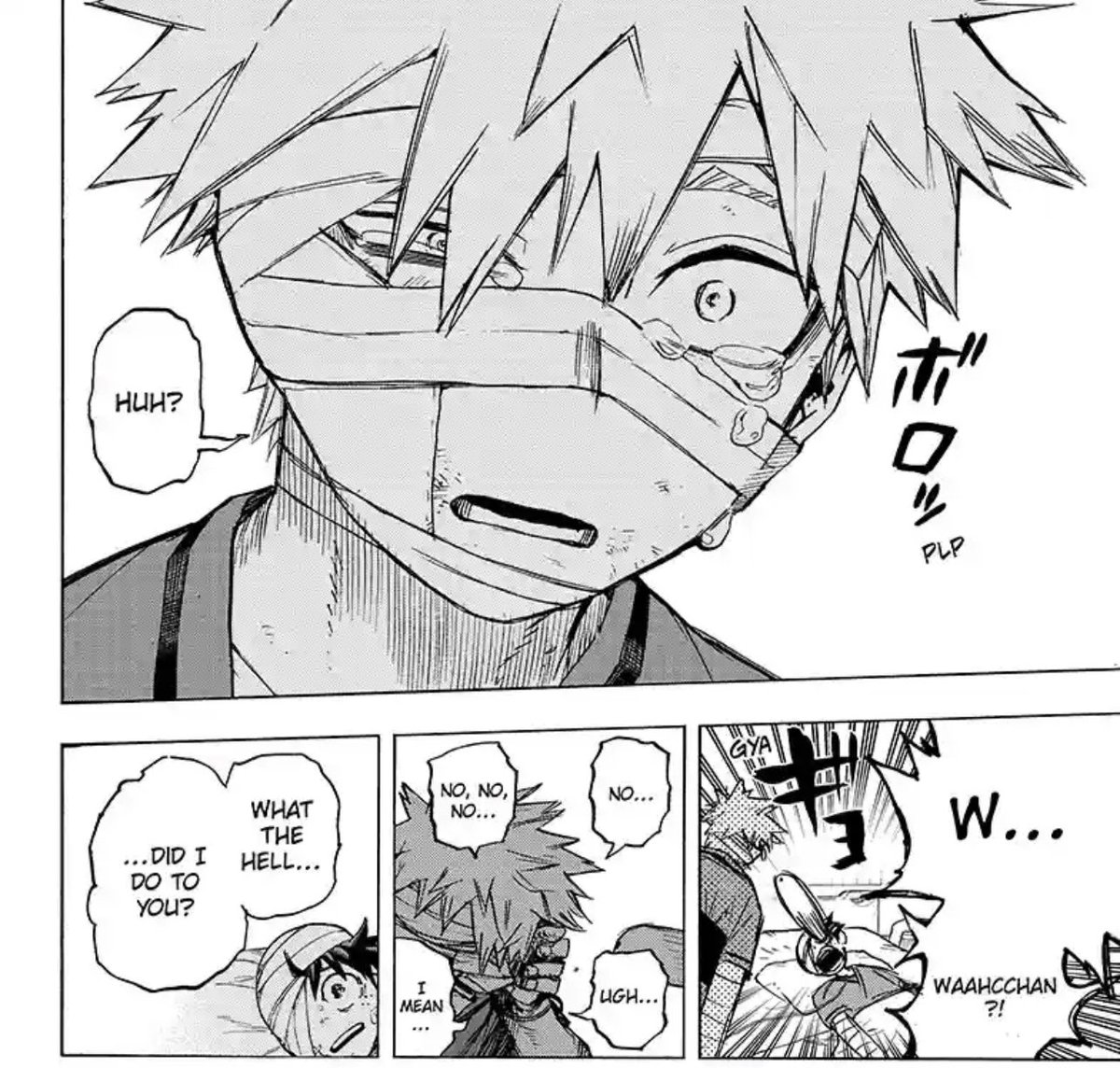 clanniegy's tweet photo. this is what katsuki meant with “what the hell did i do to you?” https://t.co/cy7Tcfr1An