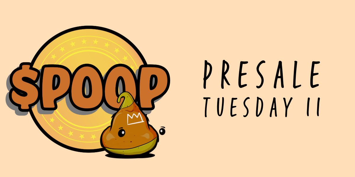 PoopOnSolana's tweet photo. $POOP Presale starts on Tuesday. 🧀

Be Fast, Airdrop spots are running low... 

Like, RT + Reply your $SOL Wallet Below 👇

Last Call, Don't Miss $POOP 🧀 https://t.co/901QDxfITU