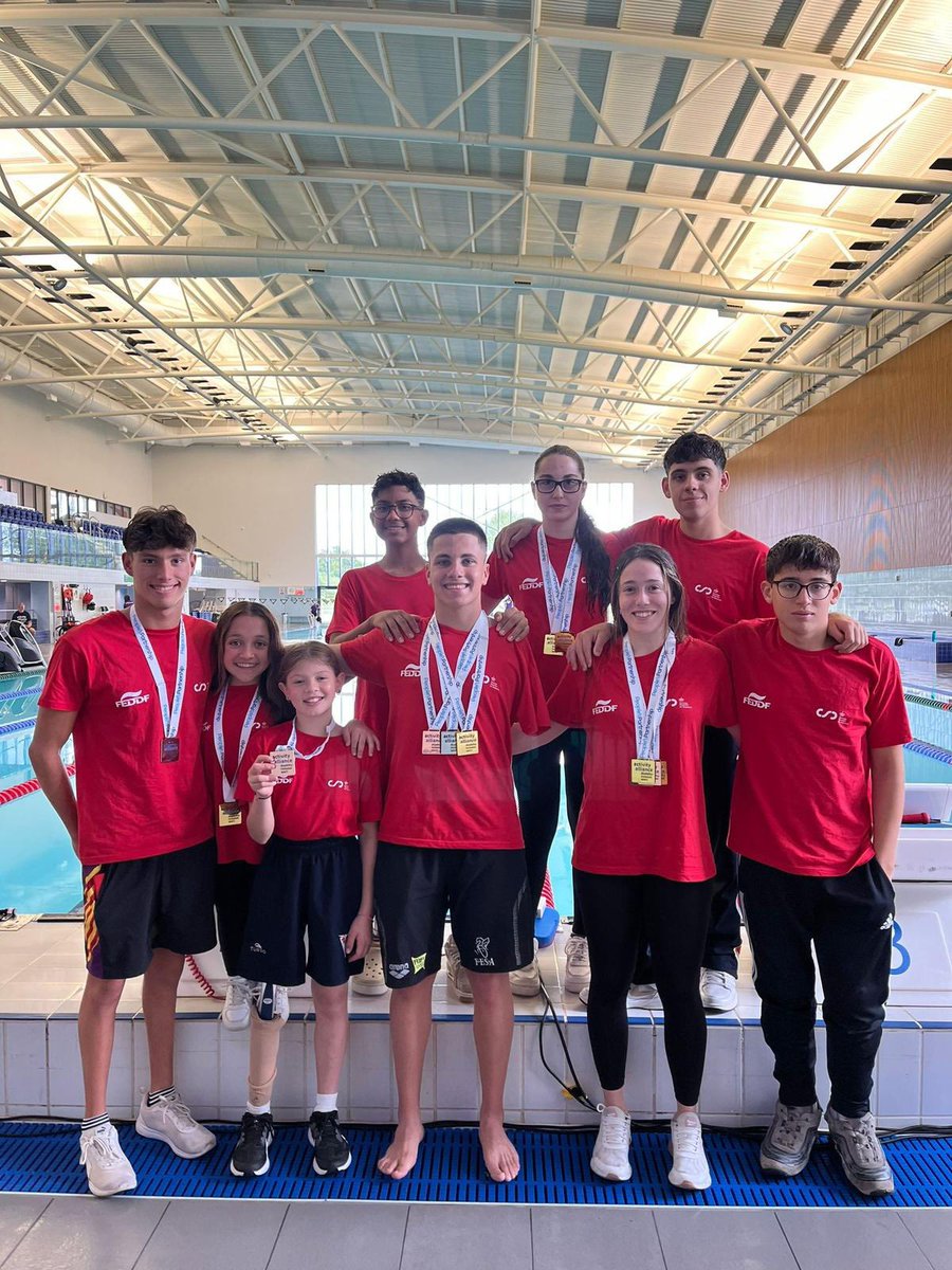 FMDDF's tweet photo. 📊 Resultados #FMDDF *BRITISH JUNIOR PSCH* 🇬🇧
Conventry (08/06 al 09/06)

*Lydia Jiménez*
🥇- 100 M Espalda _17/18A_
🥇- 50 M Libre _17/18A_
🥉- 200 M Estilos _17/18A_

*Catalina Sagastizabal*
🥇- 50 M Mariposa _14/16A_

🔝 𝐄𝐒𝐏𝐄𝐄𝐂𝐓𝐀𝐀𝐂𝐔𝐋𝐀𝐀𝐑 🔥 

#SomosFMDDF https://t.co/5jEnahuQep