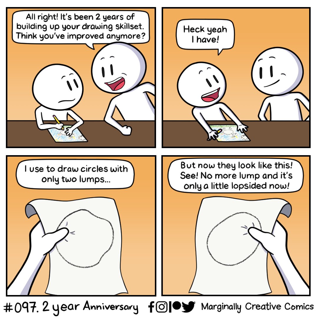 m_c_comics's tweet photo. New comic! Comic #097. Well, it’s now been 2 years since posting my comic and getting back into art! 😅🥳
 
#comic #comics #webcomic #webcomics #humor #funny #art #drawing #digitalart #progress #progression #improve #improvement #anniversary #celebrate https://t.co/yp6GyfI1qp