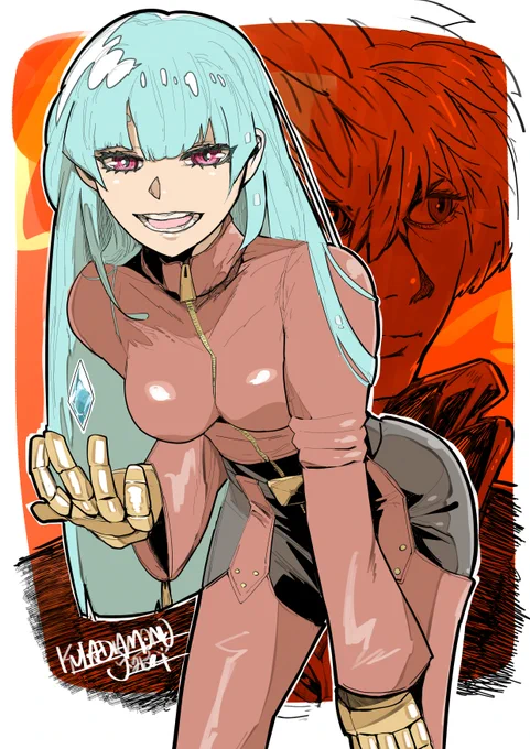 #格ゲーキャラ描こうぜクーラ・ダイアモンド描きました。 