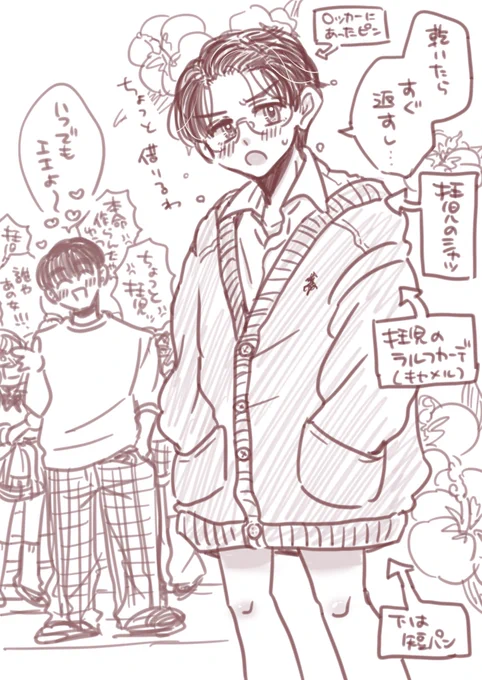 ラルフのでっかいカーディガンは解像度高いと思う(キャメルが良いです絶対に。。。。) 