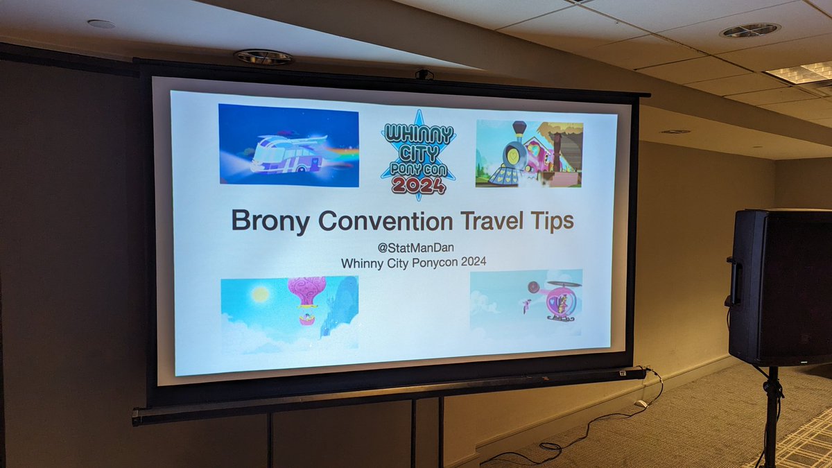 Deep Dish (@deedeewcpc) on Twitter photo Traveling to Pony conventions might seem overwhelming. But don't worry, <a href="/StatManDan/">Dan Gaichas</a> will share some of the tricks he's learned from his years of going to conventions. Starting soon in the Deep Dish room, it's Pony Convention Travel Tips!
#WCPC24 Traveling to Pony conventions might seem overwhelming. But don't worry, <a href="/StatManDan/">Dan Gaichas</a> will share some of the tricks he's learned from his years of going to conventions. Starting soon in the Deep Dish room, it's Pony Convention Travel Tips!
#WCPC24