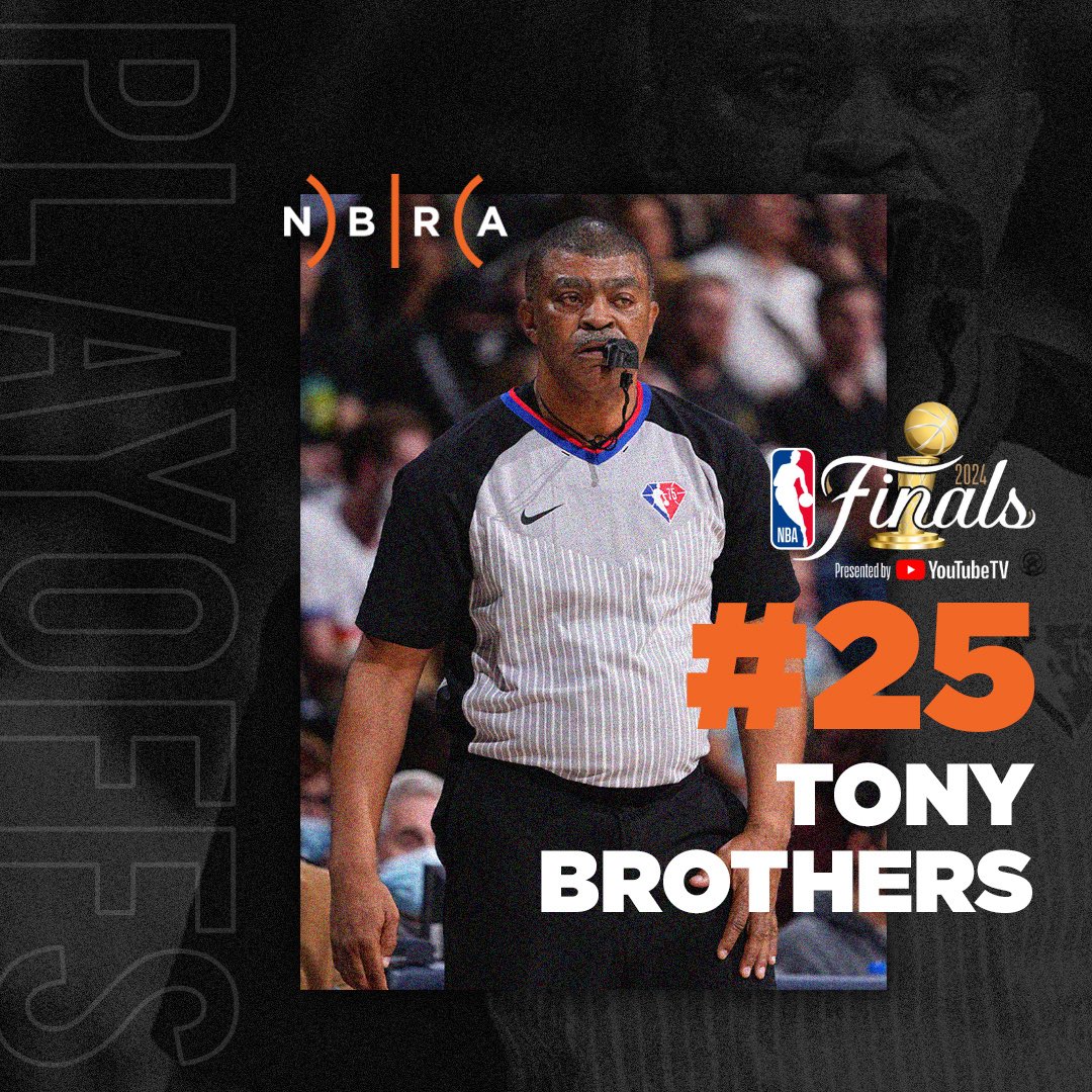 OfficialNBARefs's tweet photo. NBA FINALS GAME 2 REFEREE ASSIGNMENTS 🔒

⏰ 8PM ET
🏀 @dallasmavs at @celtics 
🏀 #25 Brothers, #10 Jo. Goble, #55 Kennedy
📺 ABC
#NBA #NBAReferees

Alternate Official: Tyler Ford https://t.co/C0SudZTXFg
